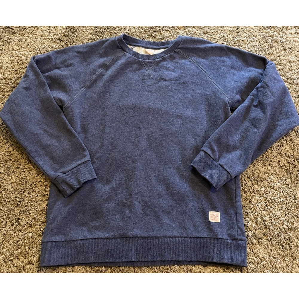 Deus ex machina sweatshirt size M navy blue long‎ sleeve crew